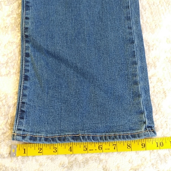 No Boundaries Distressed Boot Cut Jeans Junior 17 Blue - Picture 14 of 14